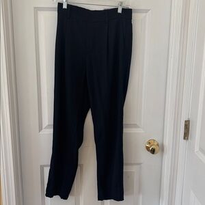 Vince Navy Blue slim leg pant viscose Trousers small